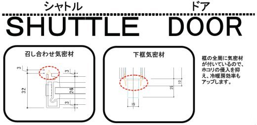 シャトルドア